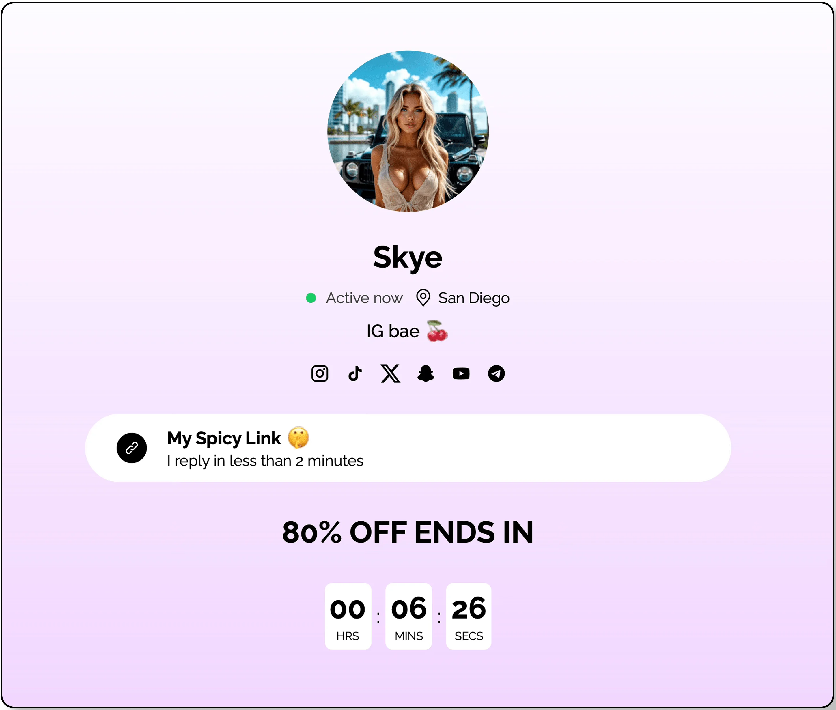 Juicy.bio landing page demo